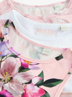Baker by Ted Baker Crop Tops 3 Pack Pink Online