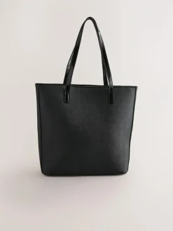 Baker by Ted Baker Embossed PU Tote Bag Black Hot