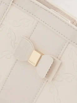 Baker by Ted Baker Embossed PU Tote Bag Bone Discount