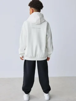 Baker by Ted Baker Oversized Graphic Hoodie and Joggers Set White
