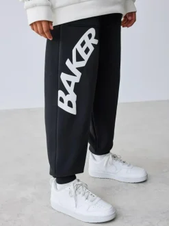 Baker by Ted Baker Oversized Graphic Hoodie and Joggers Set White