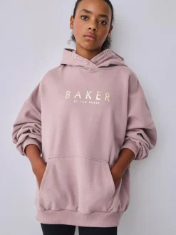 Baker by Ted Baker Oversized Back Print Hoodie New