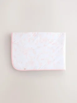 Baker by Ted Baker Pink All-Over Bunny and Bow Print Blanket Clearance