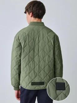 Baker by Ted Baker Sage Green Quilted Jacket Best
