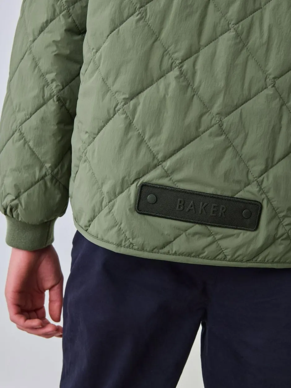 Baker by Ted Baker Sage Green Quilted Jacket Best