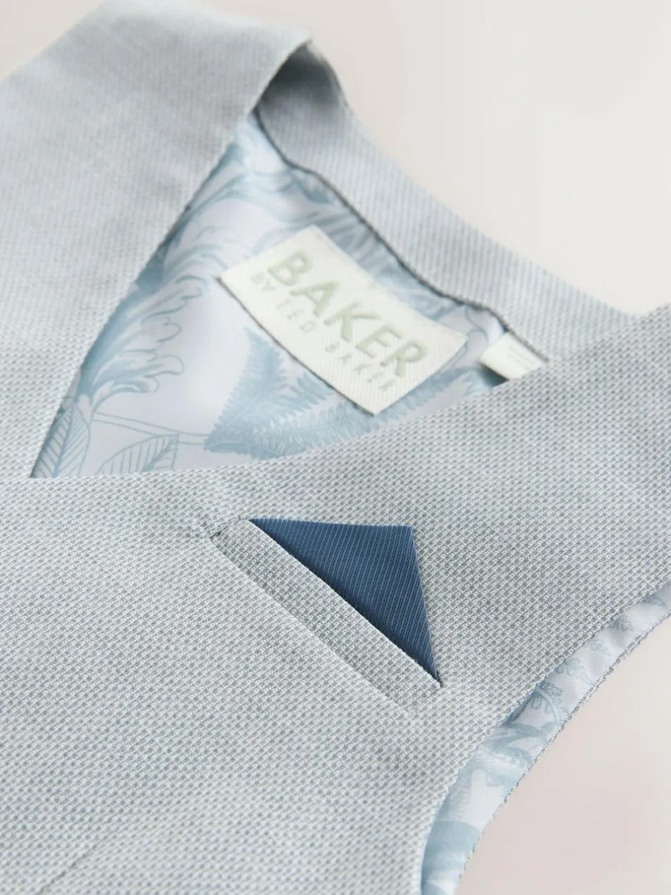 Baker by Ted Baker Shirt Waistcoat and Shorts Set Grey Outlet