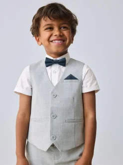 Baker by Ted Baker Shirt Waistcoat and Shorts Set Grey Outlet