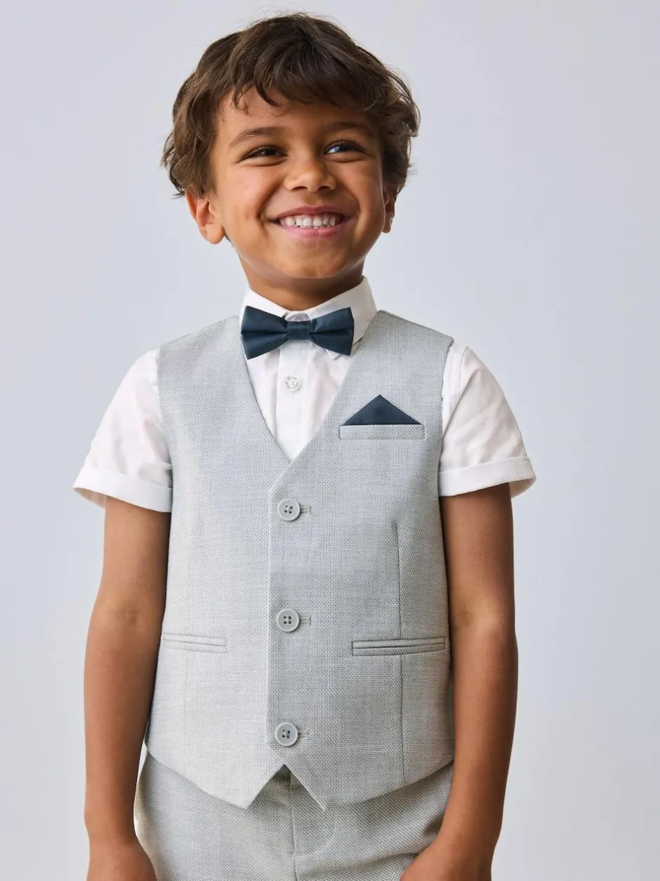 Baker by Ted Baker Shirt Waistcoat and Shorts Set Grey Outlet