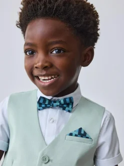 Baker by Ted Baker Shirt Waistcoat and Shorts Set Green Sale