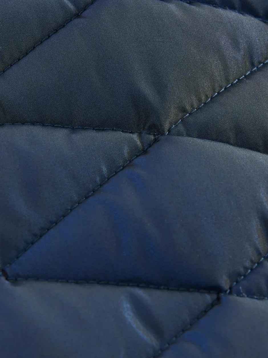 Baker by Ted Baker Shower Resistant Midweight Belted Padded Coat Navy Hot