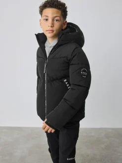 Baker by Ted Baker Shower Resistant Padded Jacket Black Hot
