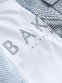 Baker by Ted Baker Textured Shacket, T-Shirt and Trousers Set