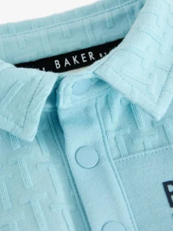 Baker by Ted Baker Textured Romper and Hat Set Blue Online