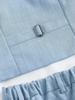 Baker by Ted Baker Waistcoat Shirt And Trousers Set Blue Sale