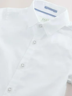 Baker by Ted Baker Waistcoat Shirt And Trousers Set Stone Discount