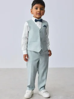 Baker by Ted Baker Waistcoat Shirt And Trousers Set Grey Hot