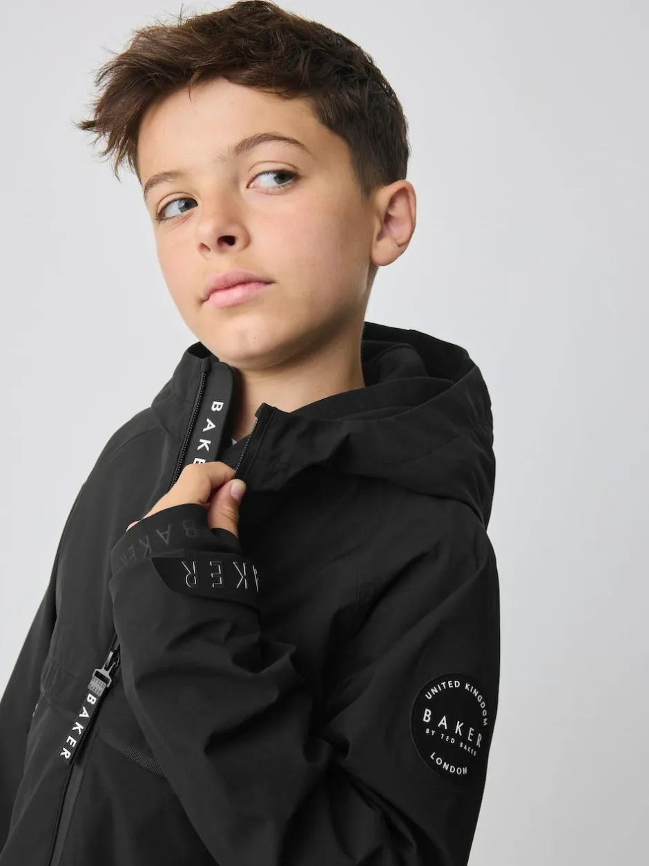 Baker by Ted Baker Waterproof Fleece Lined Coat Black Outlet