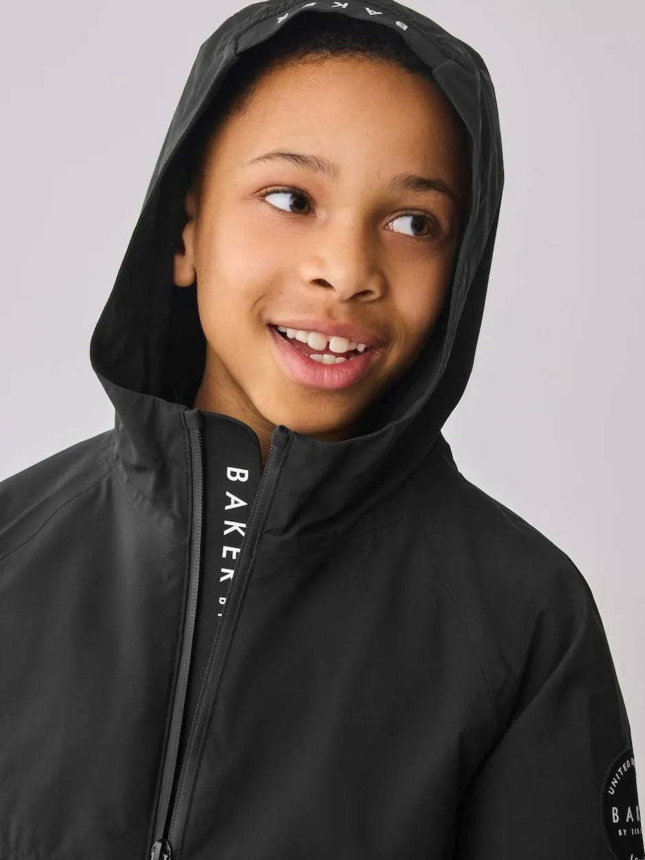 Baker by Ted Baker Waterproof Fleece Lined Coat Black Outlet
