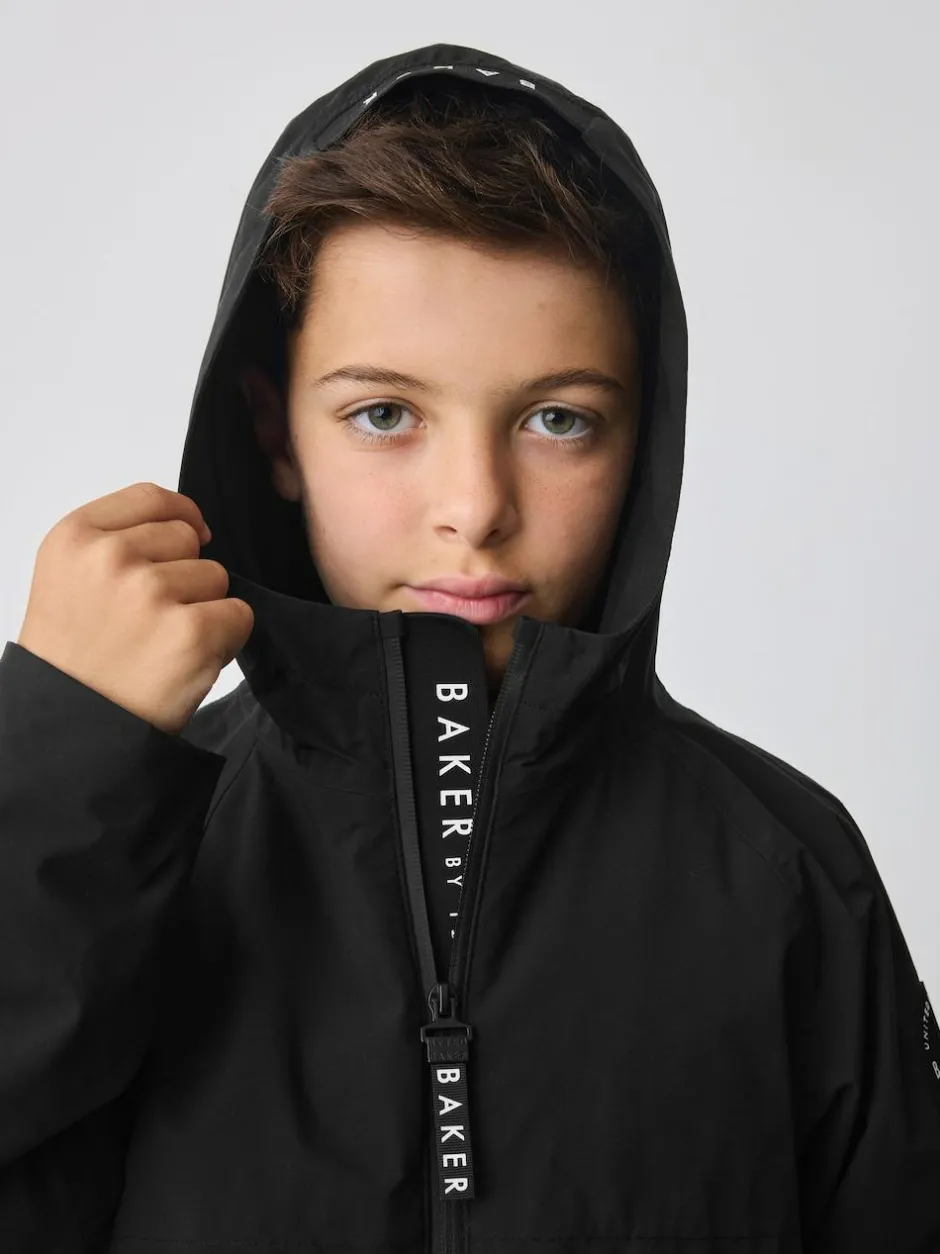 Baker by Ted Baker Waterproof Fleece Lined Coat Black Outlet