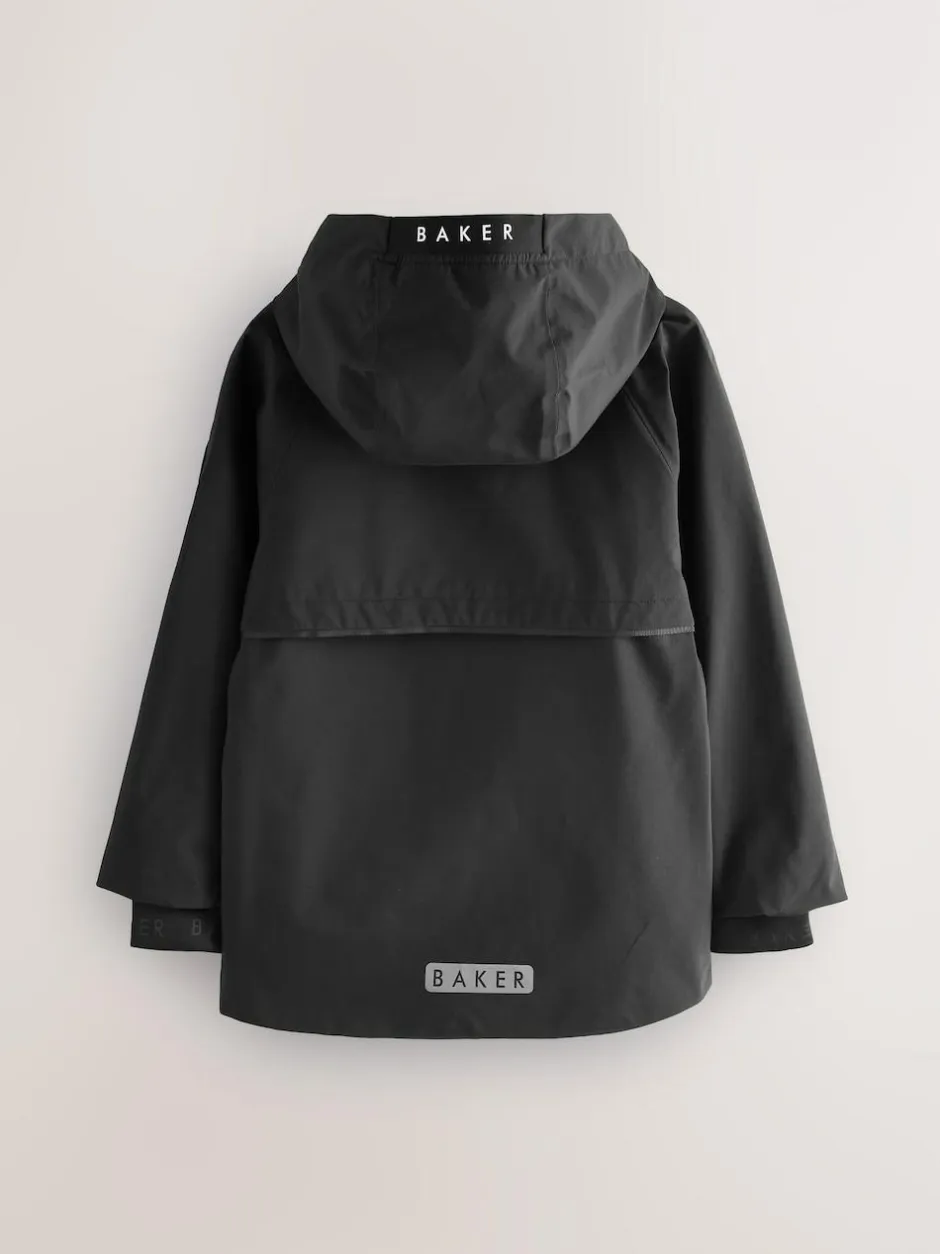 Baker by Ted Baker Waterproof Fleece Lined Coat Black Outlet