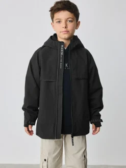 Baker by Ted Baker Waterproof Fleece Lined Coat Black Outlet