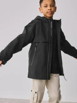 Baker by Ted Baker Waterproof Fleece Lined Coat Black Outlet