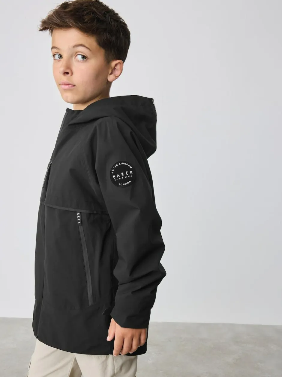 Baker by Ted Baker Waterproof Fleece Lined Coat Black Outlet