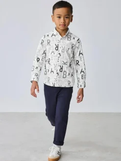 Baker by Ted Baker White Printed Shirt Outlet