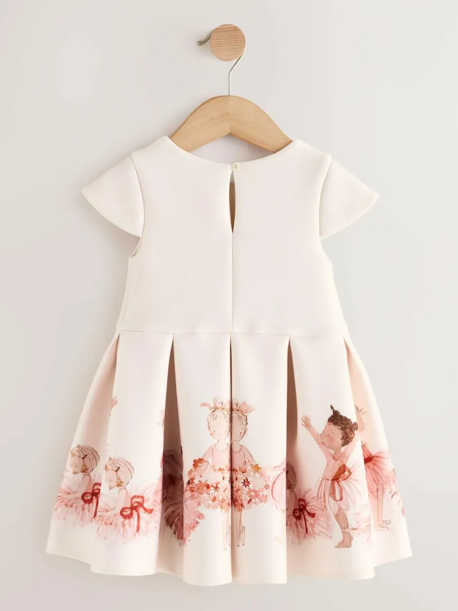 Next Scuba Occasion Dress (3mths-7yrs) Ballet Pink Discount