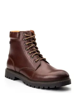Base London Nickel 7 Eyelet Boot Brown Clearance