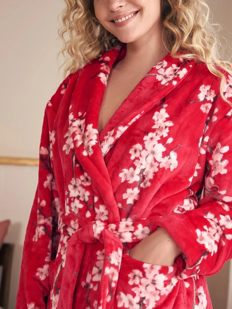 Bath & Body Works Blossom Cosy Robe Red Cherry Outlet
