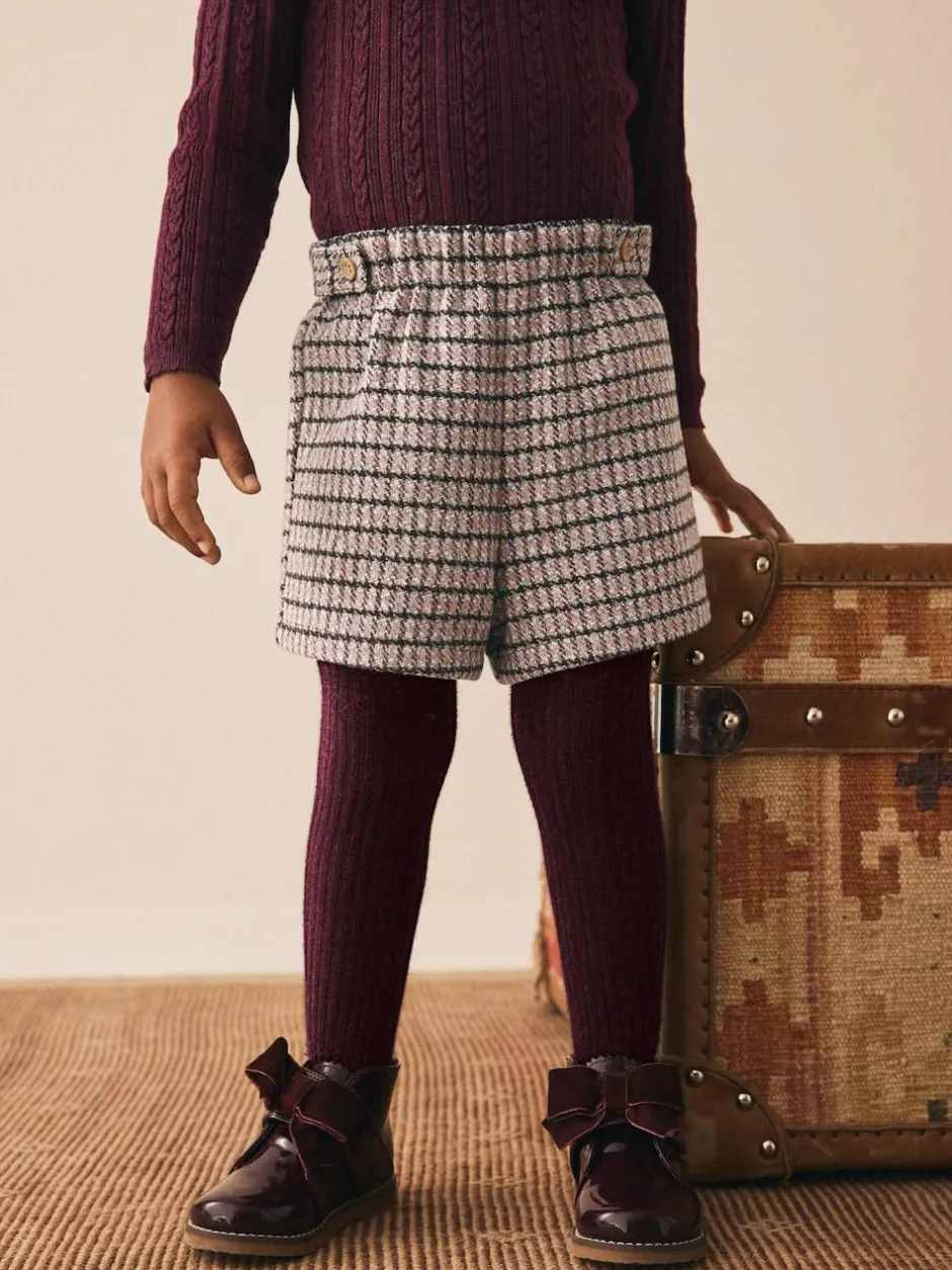 Next Berry Check Skort and Tights (3mths-7yrs) Best