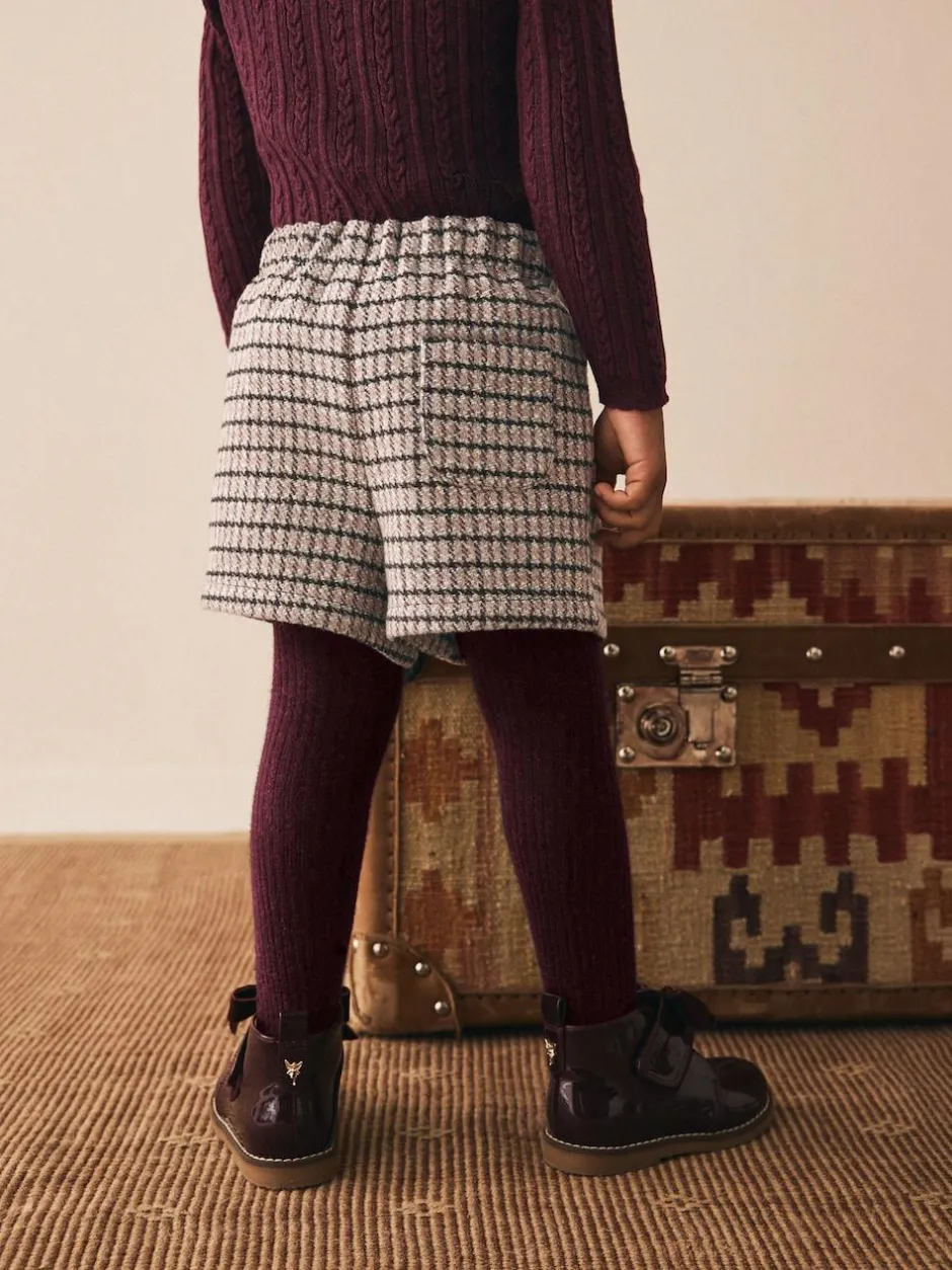 Next Berry Check Skort and Tights (3mths-7yrs) Best