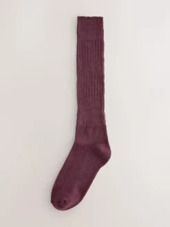 Next Longline Slouchy Socks 1 Pack Berry New