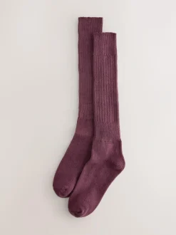 Next Longline Slouchy Socks 1 Pack Berry New
