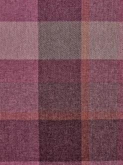 Next Berry Pink Brushed Check Eyelet Lined Curtains Discount