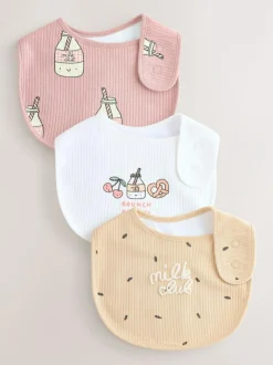 Next Berry Pink Food Character Baby Bibs 3 Pack Online