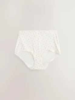 Next Berry Pink Full Brief Cotton Rich Knickers 5 Pack Hot