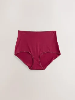 Next Berry Pink Full Brief Cotton Rich Knickers 5 Pack Hot