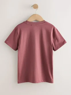 Next Berry Red Regular Fit Short Sleeve T-Shirt (3-16yrs) Best