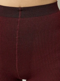 Next Warm Handle Knitted Cable Tights 1 Pack Berry Red Outlet