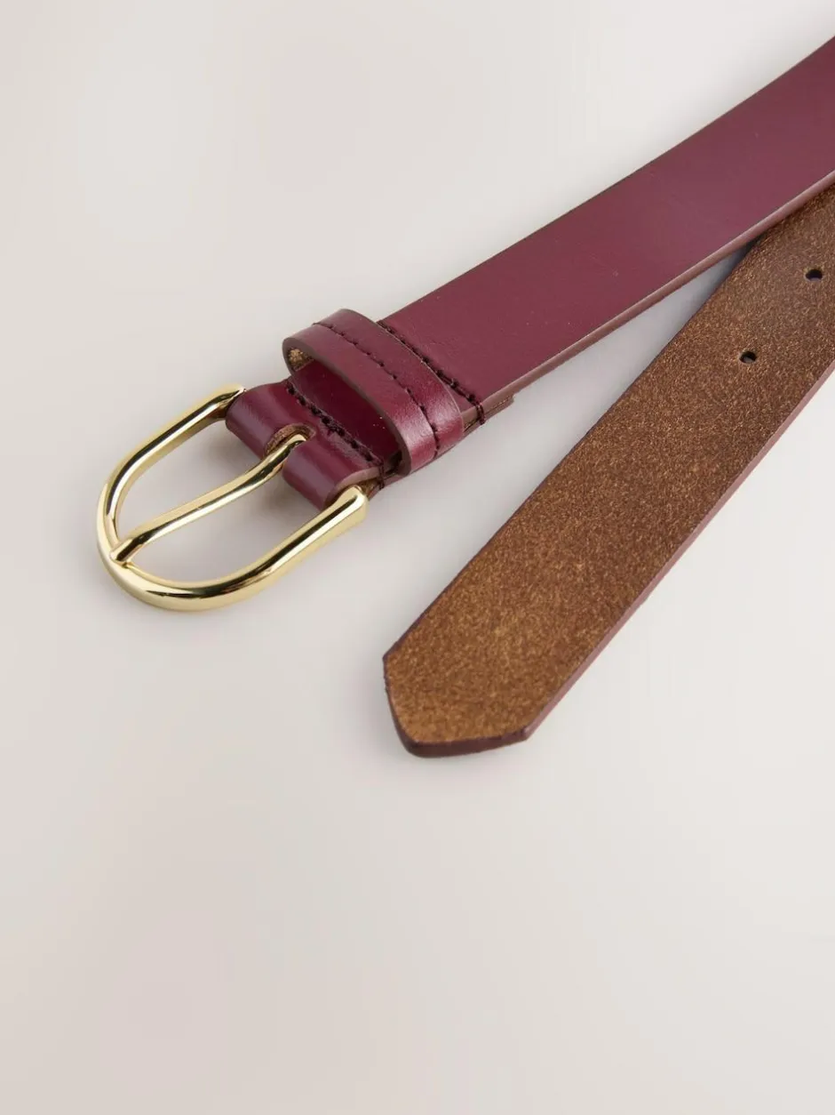 Next Berry Regular Leather Belt Outlet