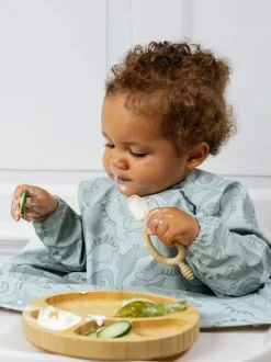 Bibado Green Coverall Weaning Bib - Dino Roar Clearance