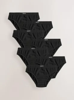 Next 100% Cotton Briefs 7 Pack (1.5-16yrs) Black Discount