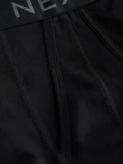 Next Black 5 Pack A-Front Cotton Rich Boxers Sale
