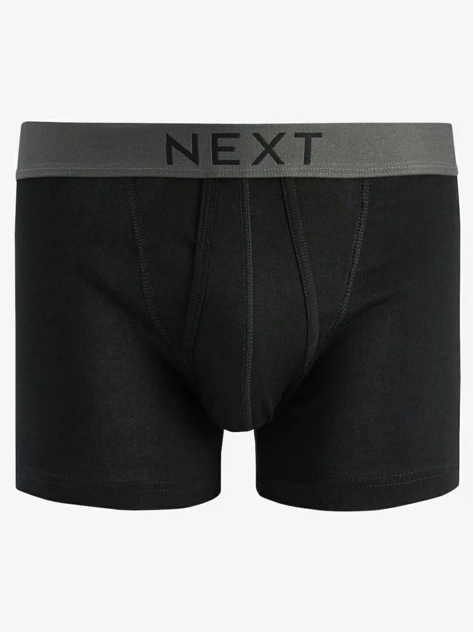 Next Black 15 Pack A-Front Pure 100% Cotton Boxers Online