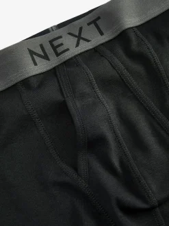 Next 4 pack A-Front Pure 100% Cotton Boxers Black Best