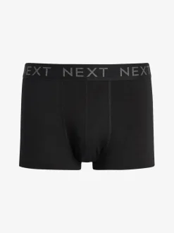 Next Black 10 pack Cotton Rich Blend Hipsters Boxers