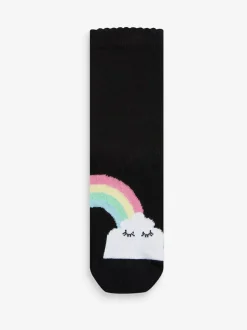Next Black 5 Pack Cotton Rich Character Ankle School Socks Hot