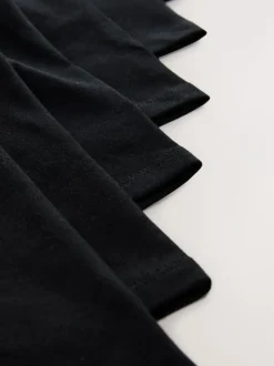 Next Black 7 Pack Cotton Rich Stretch Cycle Shorts (3-16yrs) Discount